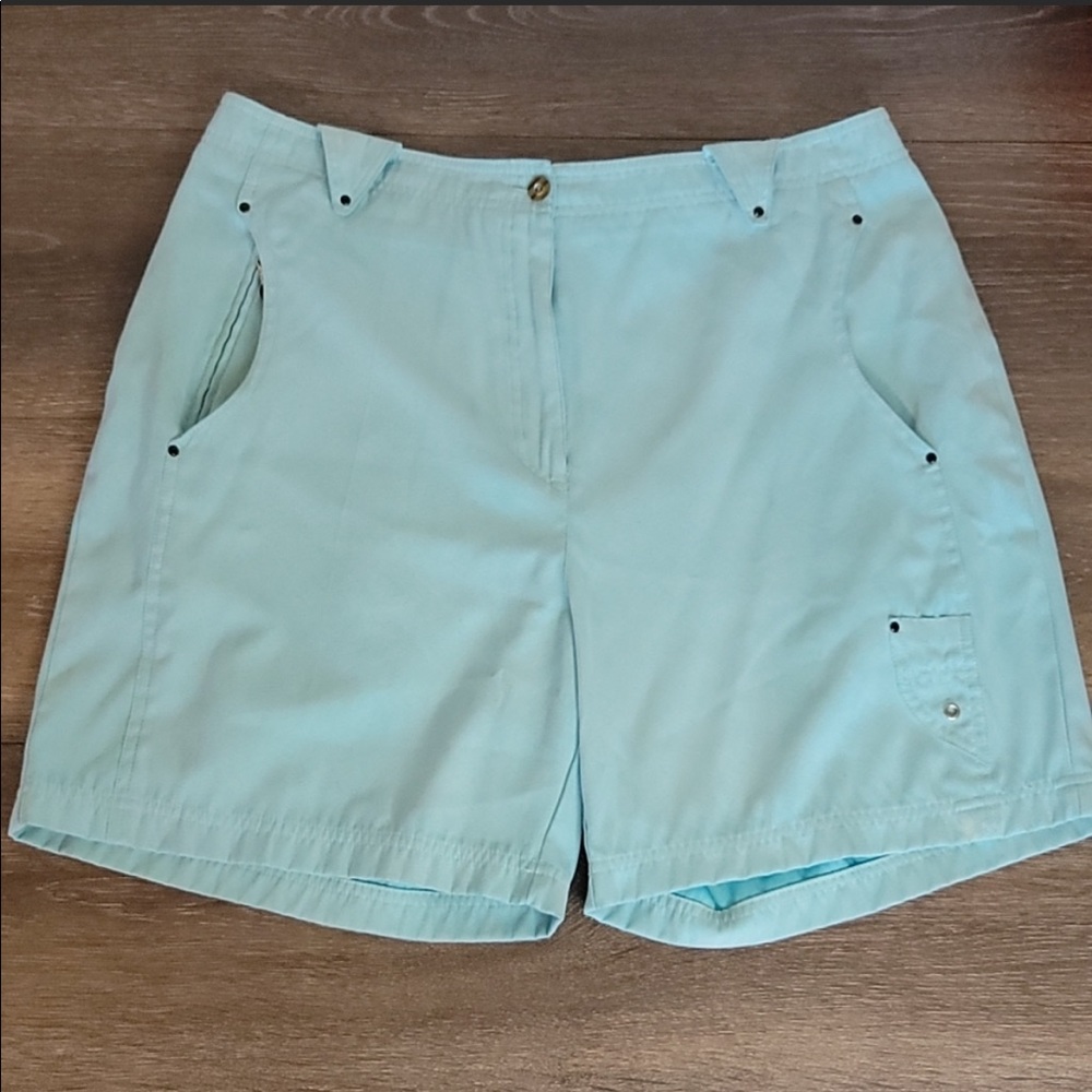 Beautiful Light Blue Jamie Sadock Golf Shorts - 14